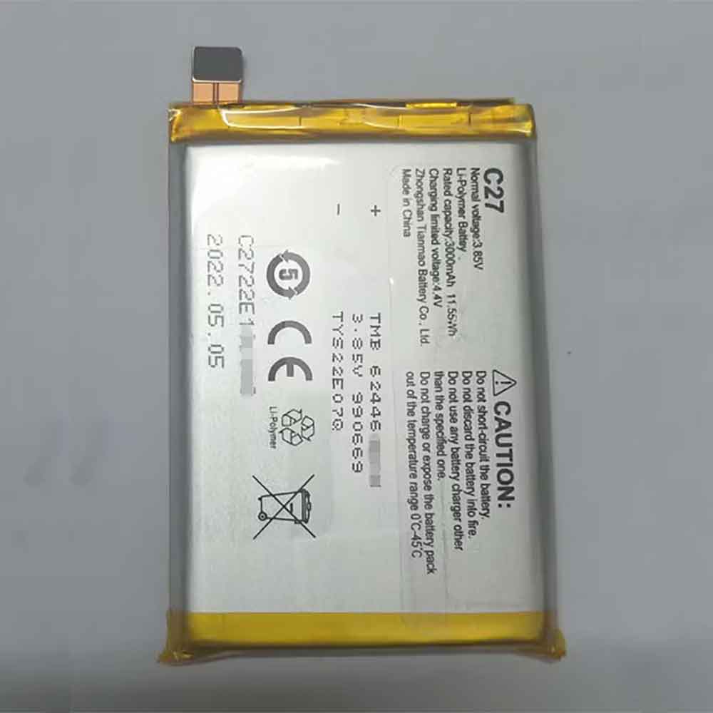 Batterie pour 3000mAh 3.85V C27