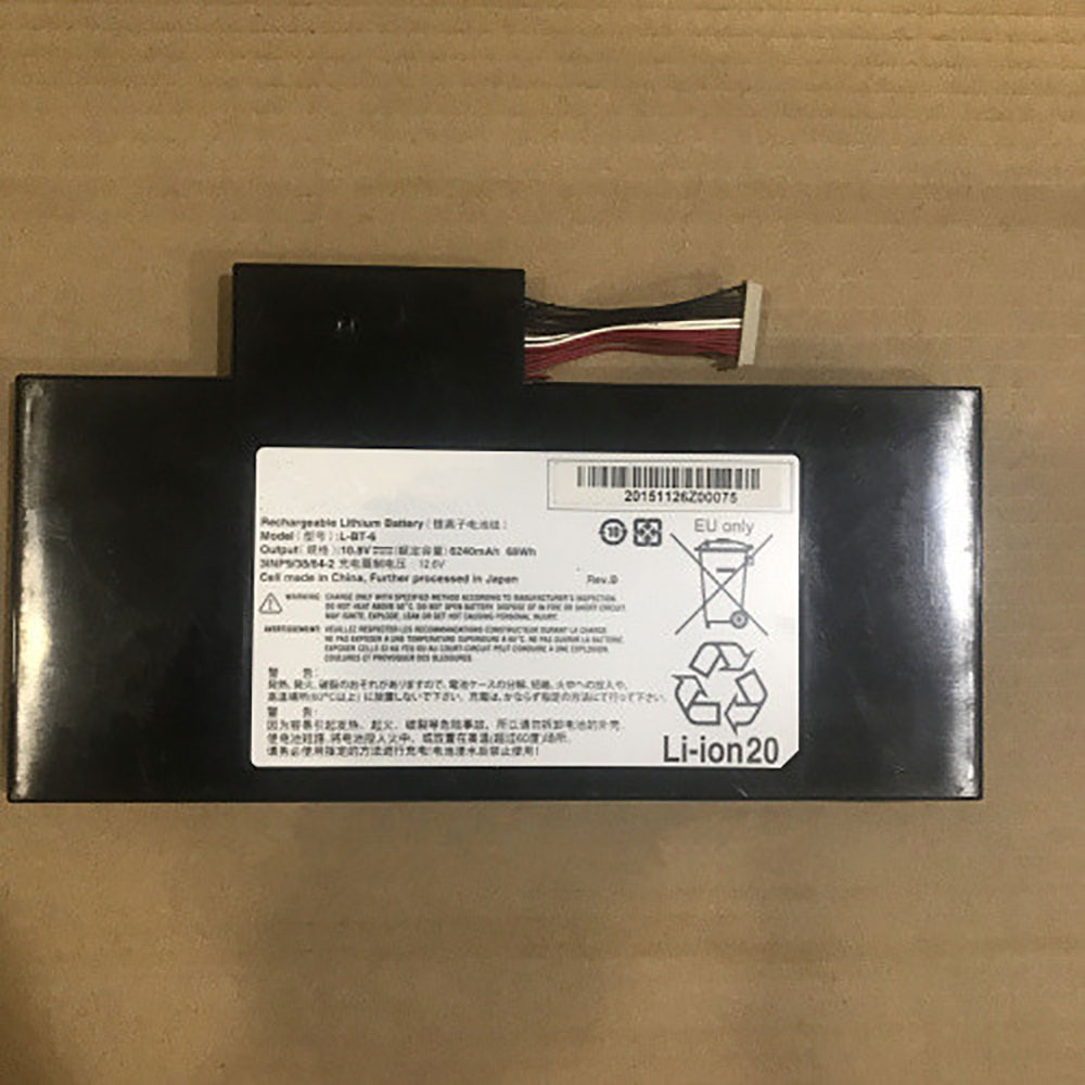 Batterie pour 6240mAh 68Wh 10.8V L-BT-6