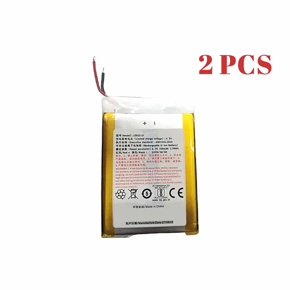 Batterie pour 750mAh 3.7V L0922-LF