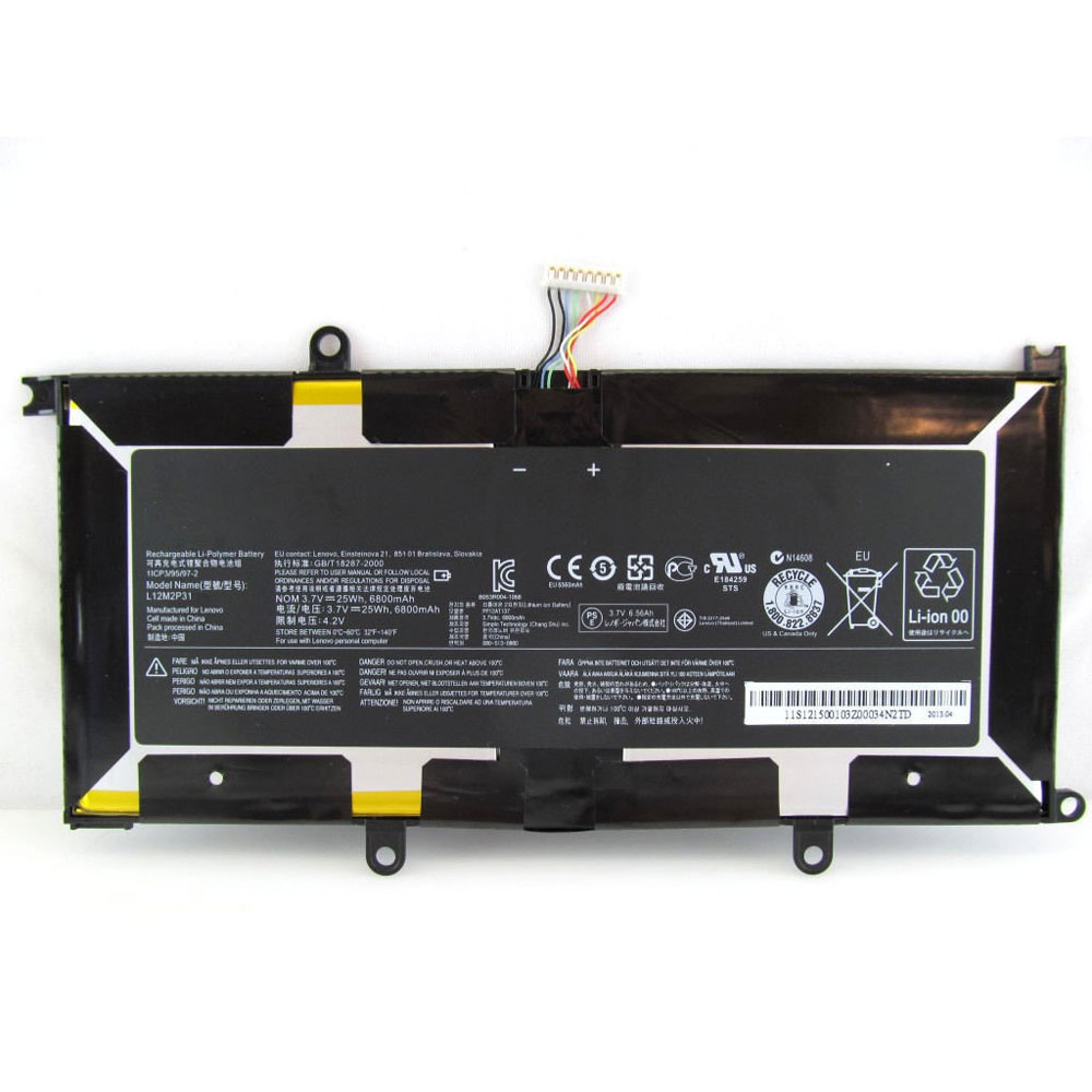 Batterie pour 6800mAh/25WH 3.7V/4.2V L12M2P31