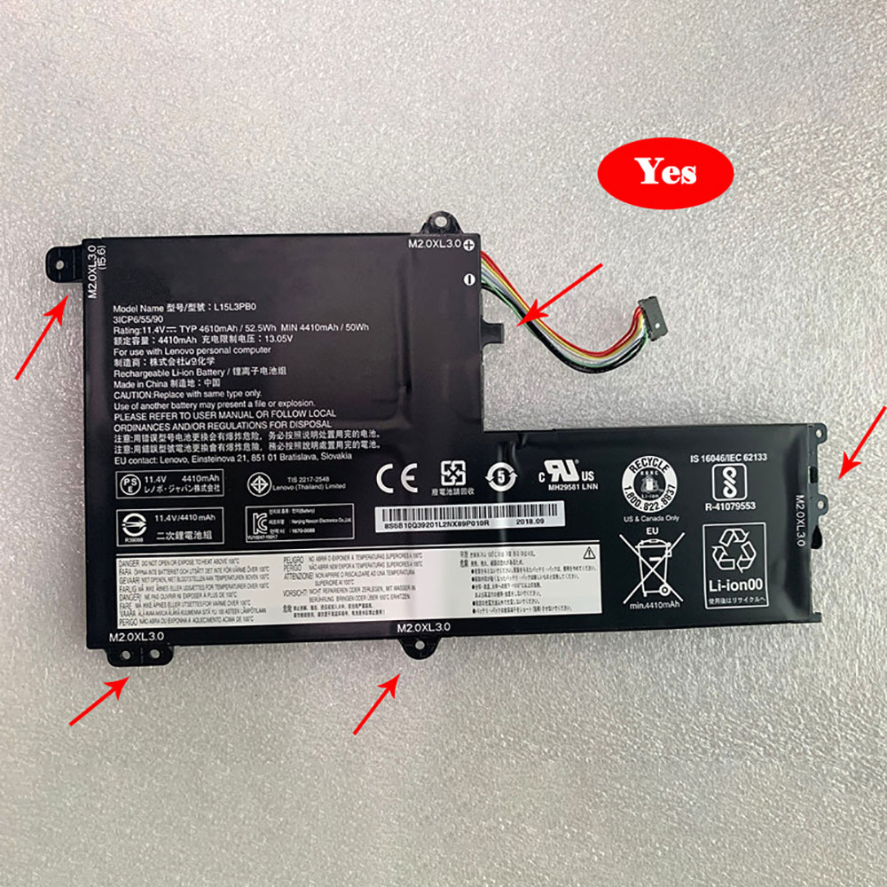 L15M3PB0 Batterie