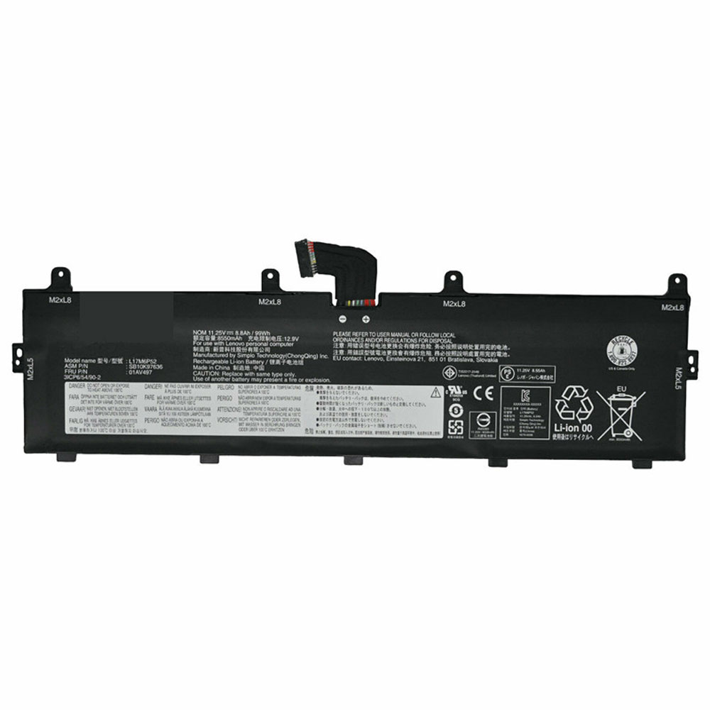Batterie pour 8550mAh/99WH 11.25V/12.9V L17M6P52