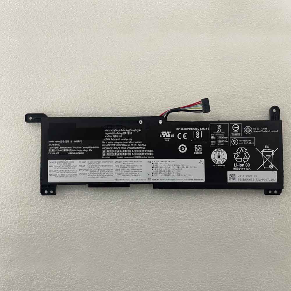 Batterie pour 4670mAh 7.5V L19L2PF0