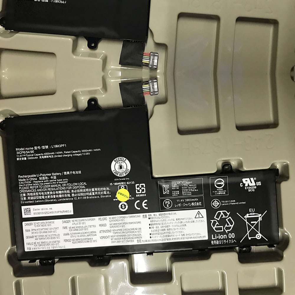 Batterie pour 4000mAh/45Wh 11.4V/13.05V L19M3PF1