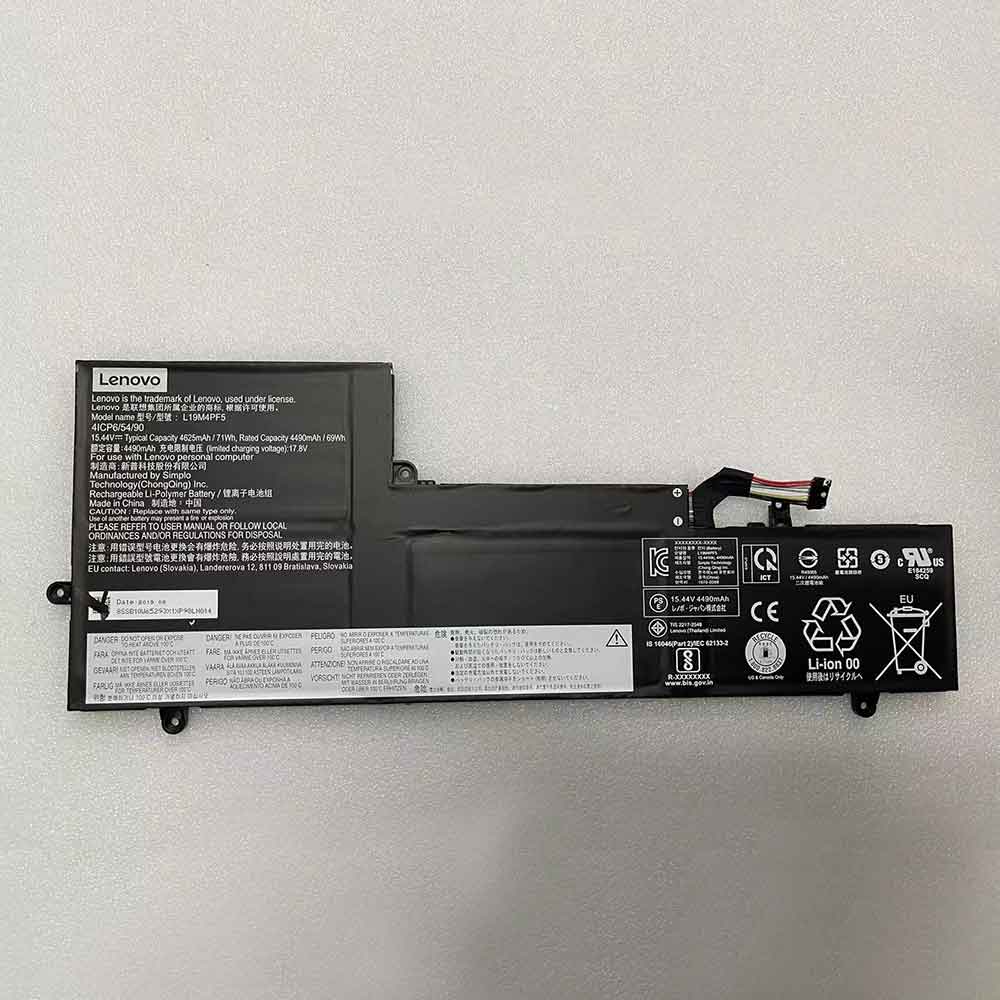 Batterie pour 71Wh 4625mAh 15.44V 17.8V L19M4PF5