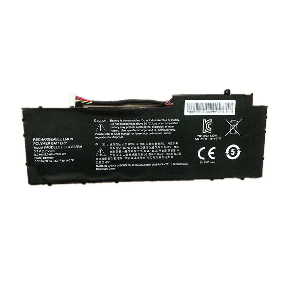 Batterie pour 8000mAh/29.6WH 3.7V LBG622RH