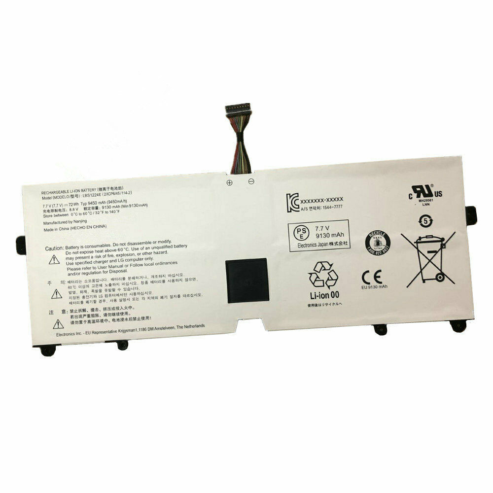 Batterie pour 72WH 7.7V LBR1223E