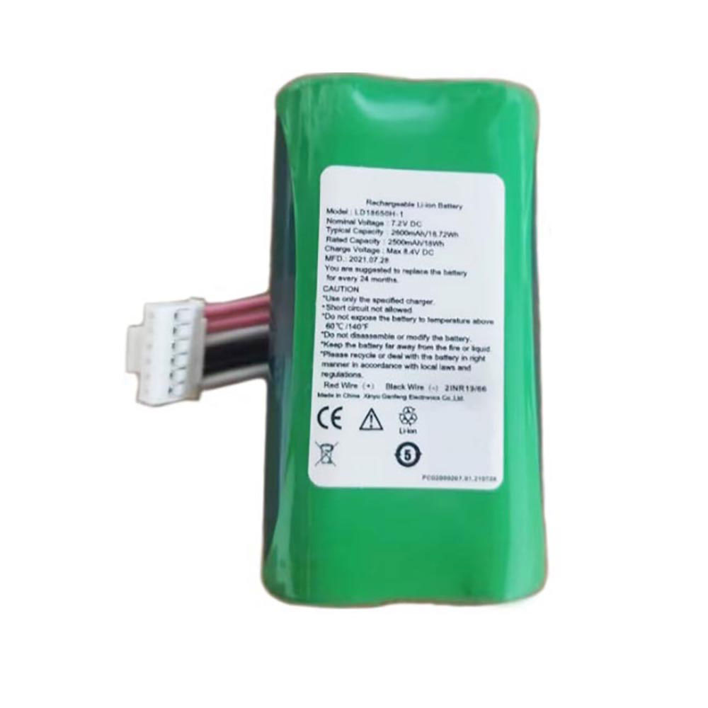 Batterie pour 2500mAh 7.2V LD18650H-1
