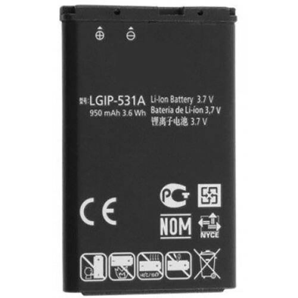 Batterie pour 950mAh/3.6WH 3.7V LGIP-531A
