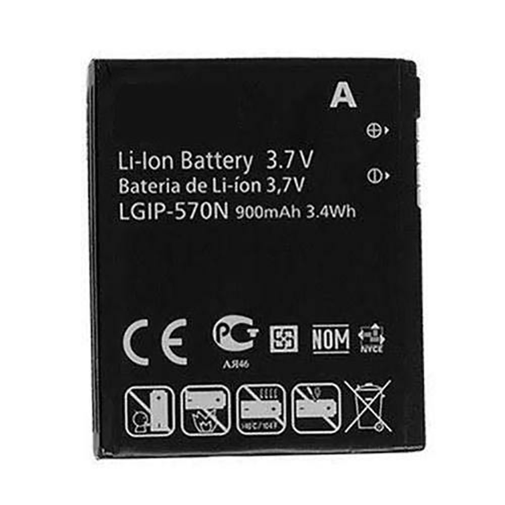 Batterie pour 900mAh/3.4WH 3.7V LGIP-570N