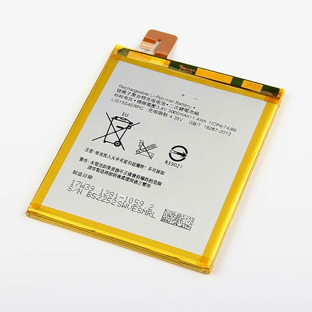 Batterie pour 3000mAh/11.4WH 3.8V/4.35V LIS1554ERPC