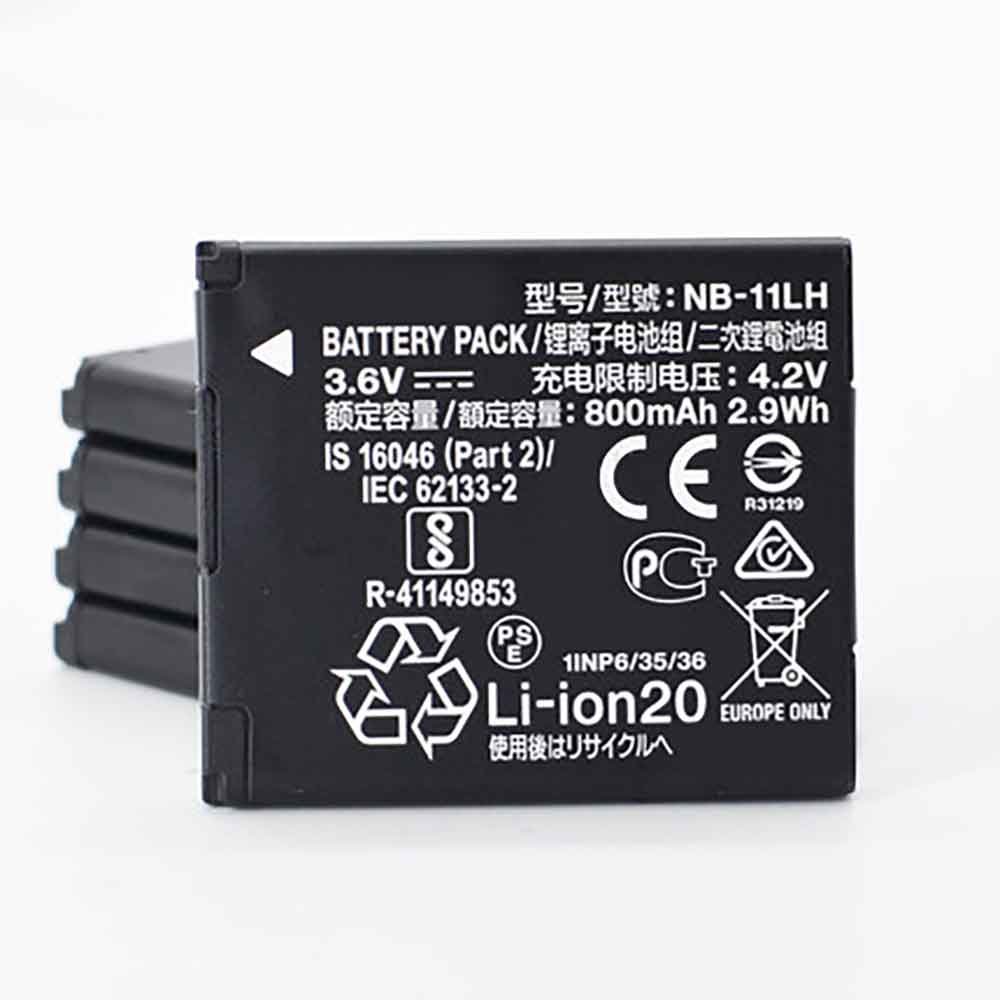 Batterie pour 800mAh 3.6V NB-11LH