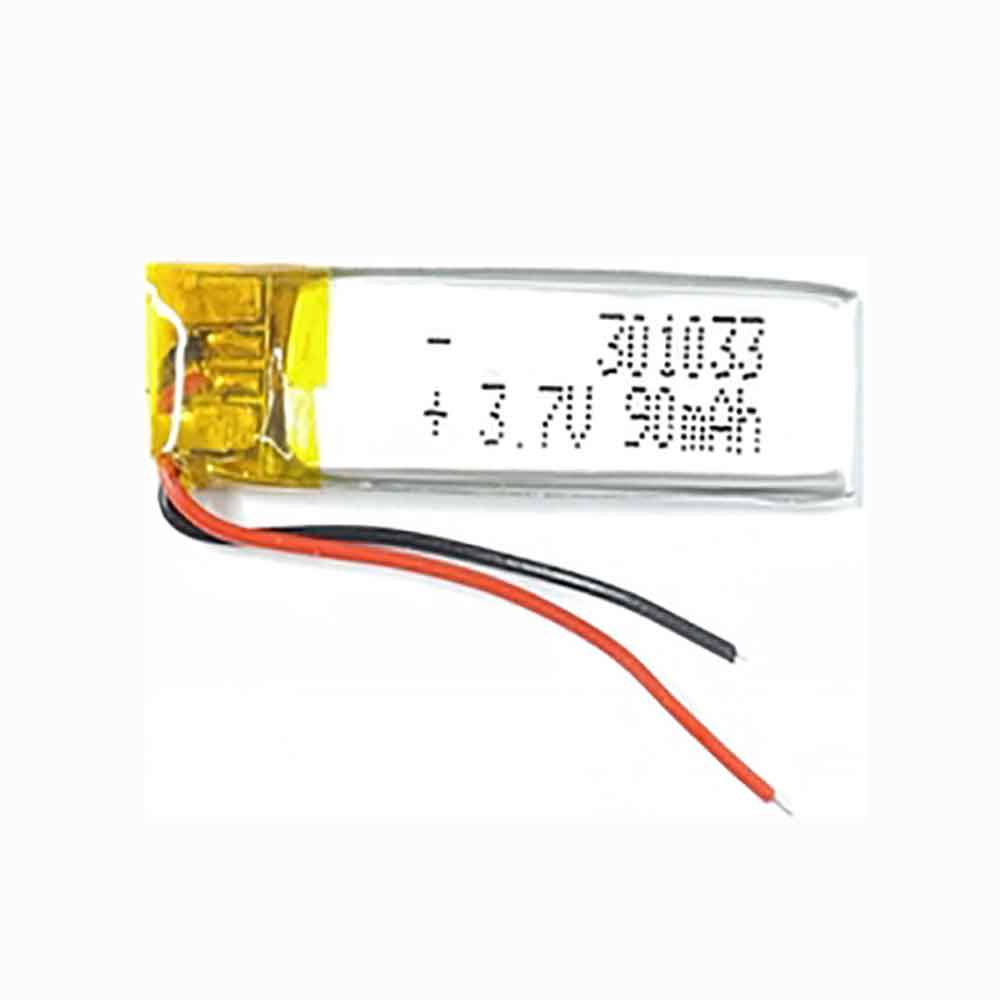 Batterie pour 80mAh 3.7V 301033