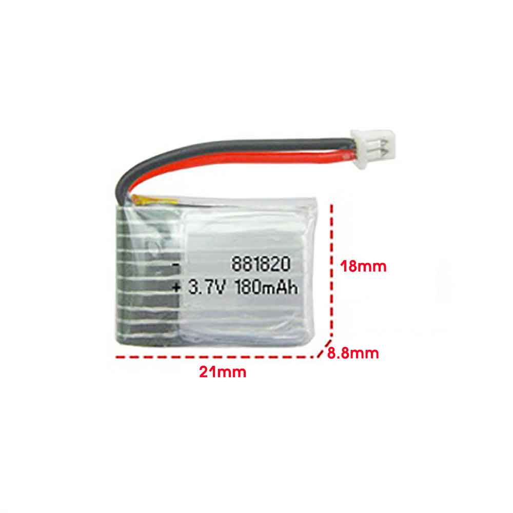 Batterie pour 180mAh 3.7V 881820