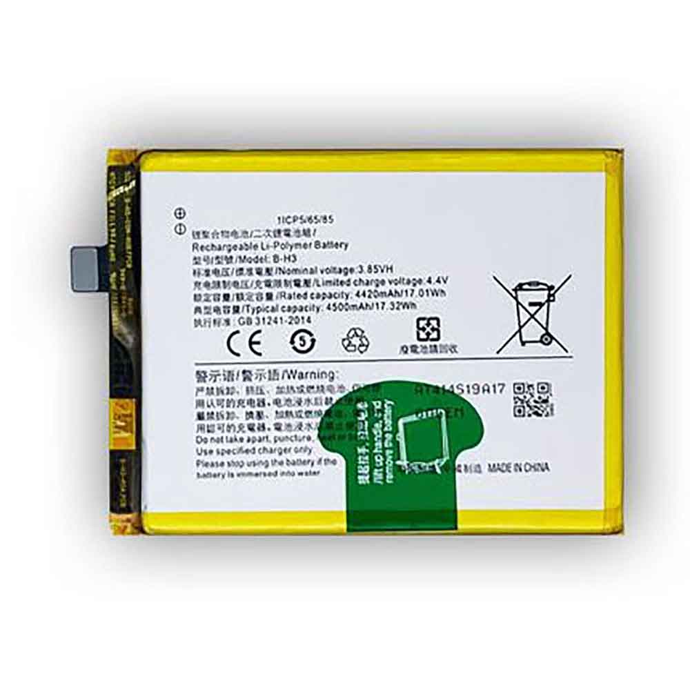 Batterie pour 4500mAh/17.32WH 3.85V 4.4V B-H3