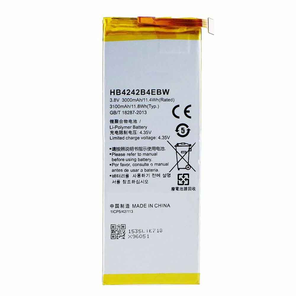 Batterie pour 3100mAh/11.8WH 3.8V 4.35V HB4242B4EBW