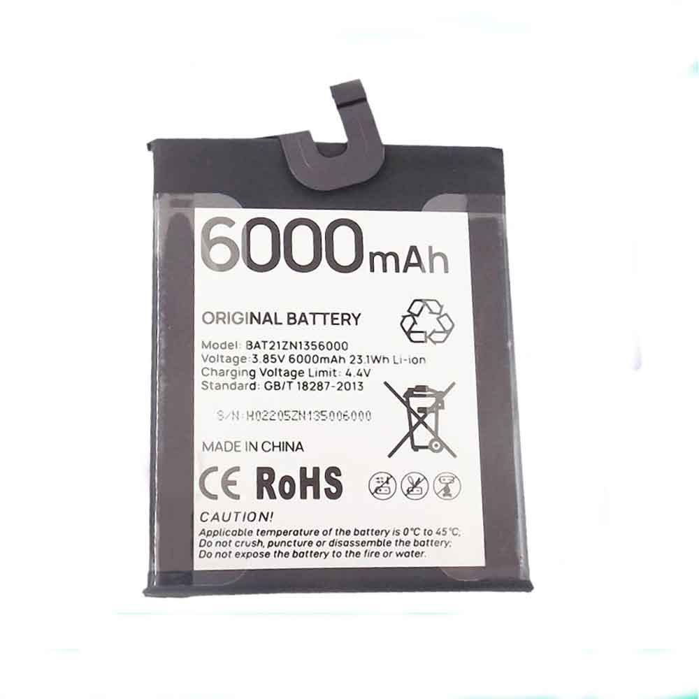 Batterie pour 6000mAh 3.85V BAT21ZN1356000