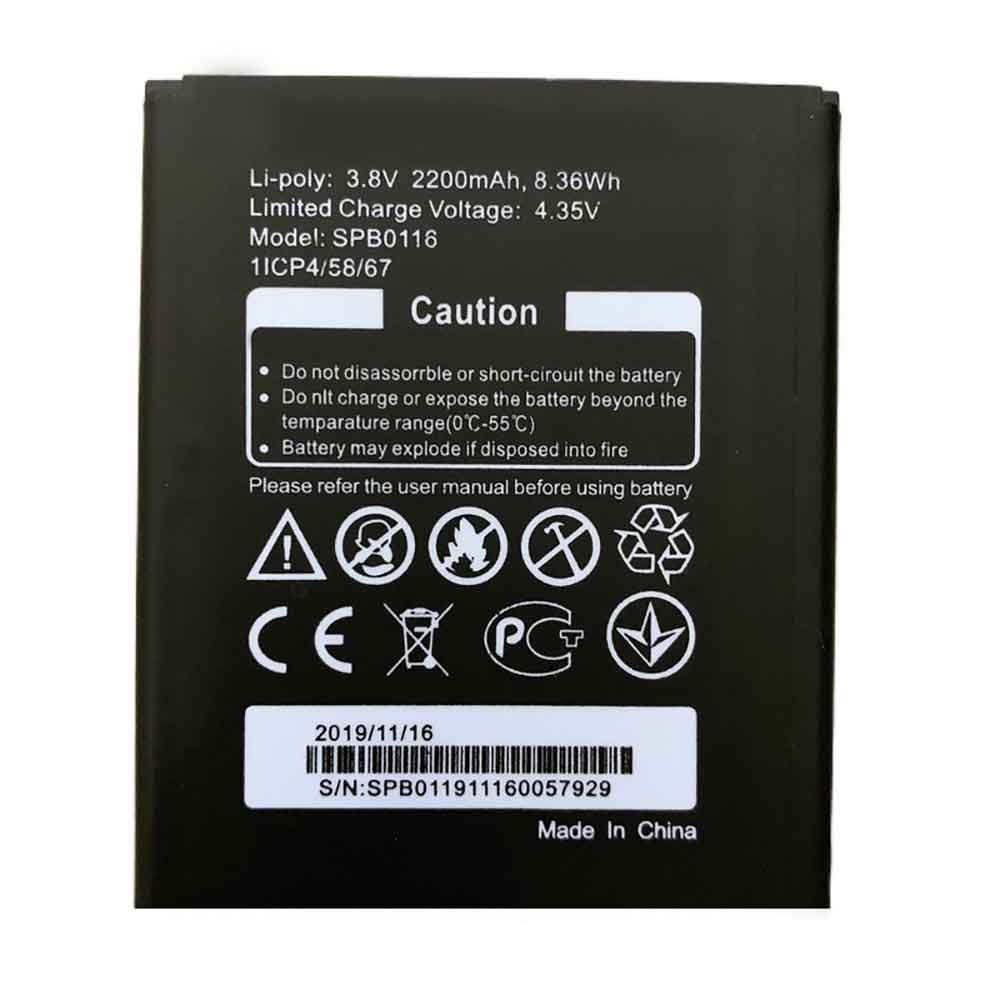 Batterie pour 2200mAh 3.8V SPB0116