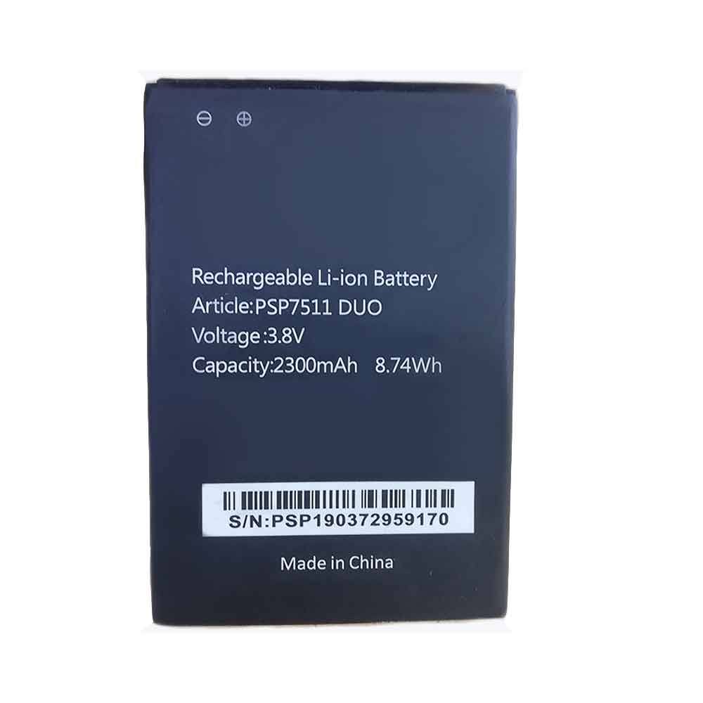Batterie pour 2300mAh 3.8V PSP7511-DUO