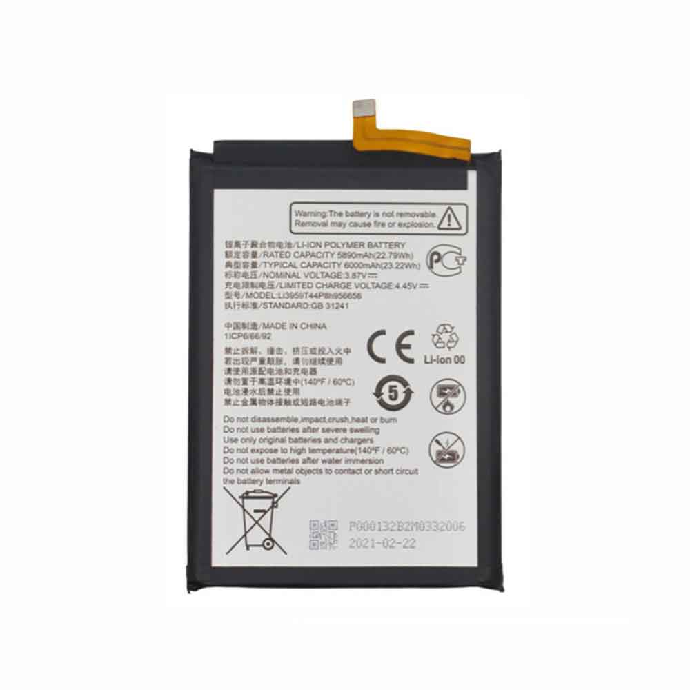 Batterie pour 6000mAh 3.87V Li3959T44P8h956656