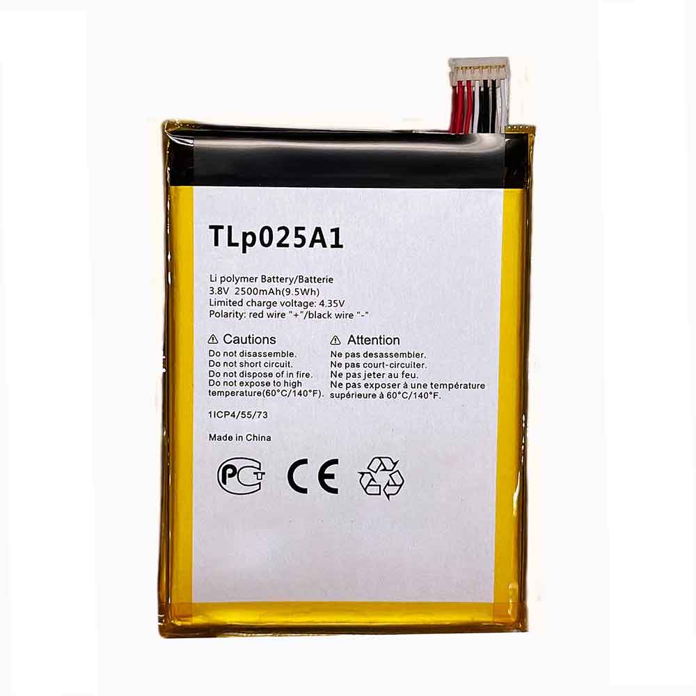 Batterie pour 2500mAh 3.8V TLp025A1