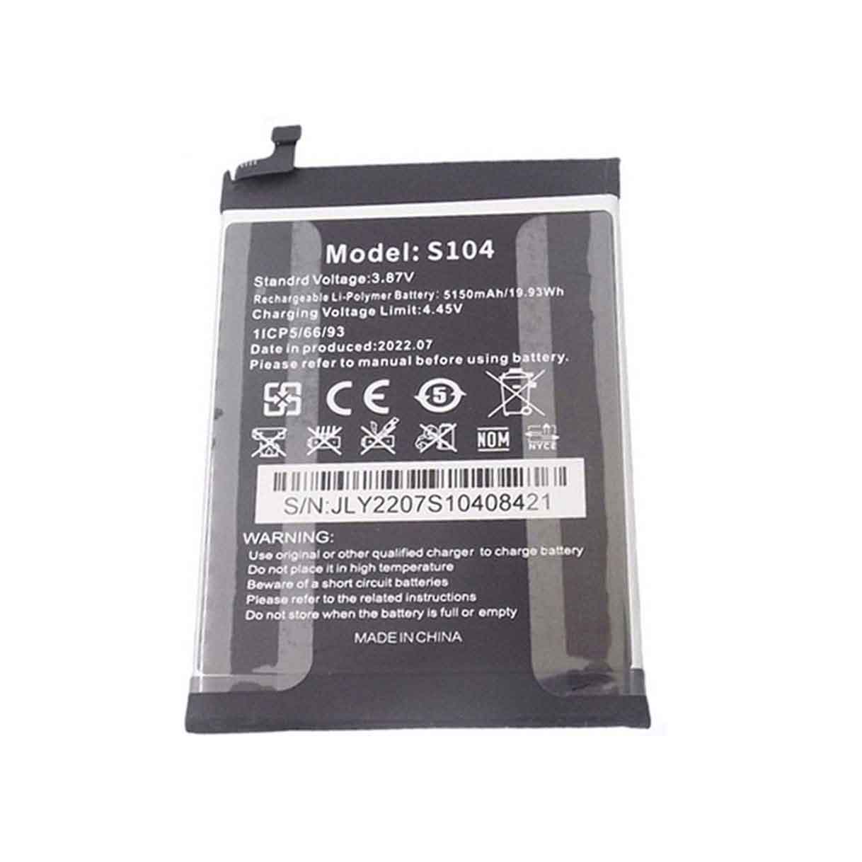 Batterie pour 5150mAh 3.87V S104