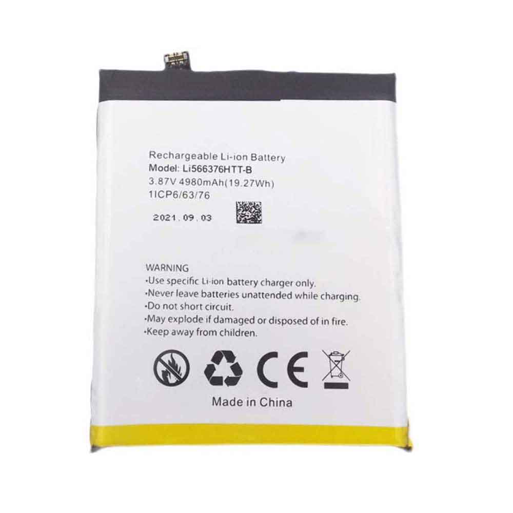 Batterie pour 4980mAh 3.87V Li566376HTT-B