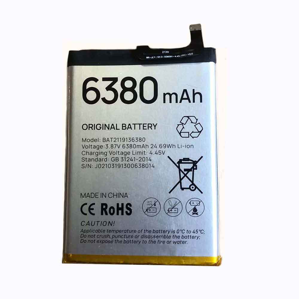 Batterie pour 6380mAh 3.87V BAT2119136380