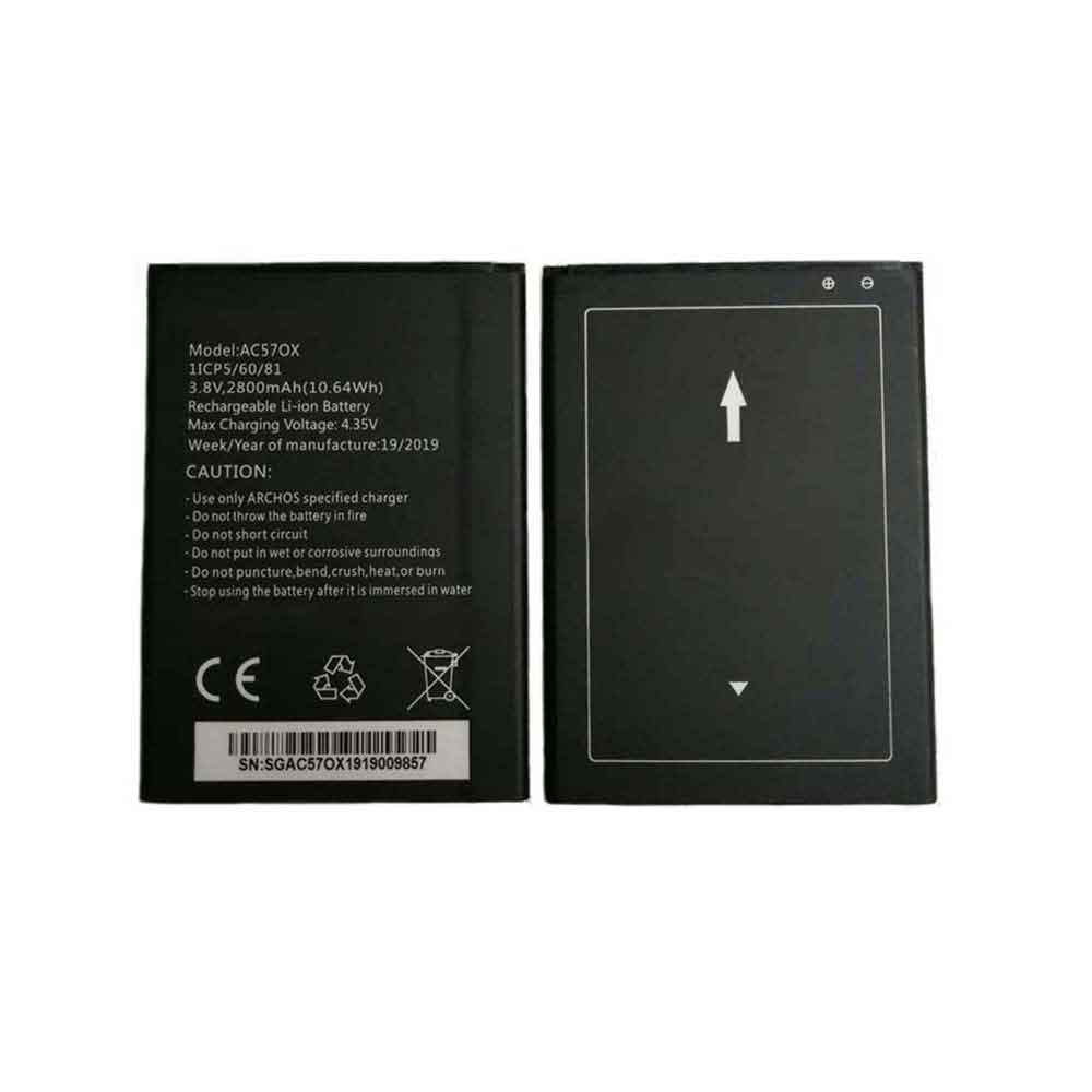 Batterie pour 2800mAh 3.8V AC57OX