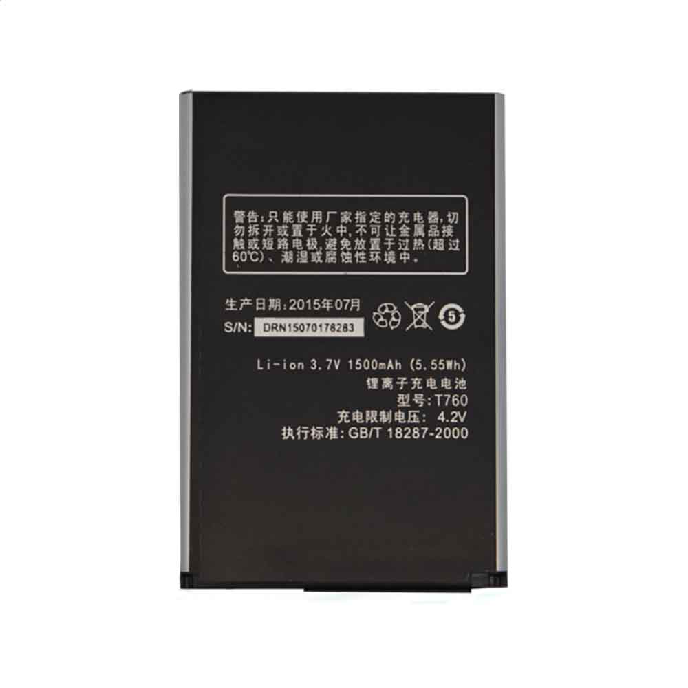 Batterie pour 1500mAh 3.7V T760