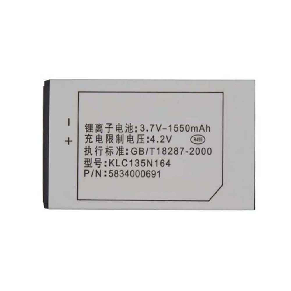 Batterie pour 1550mAh 3.8V KLC135N164