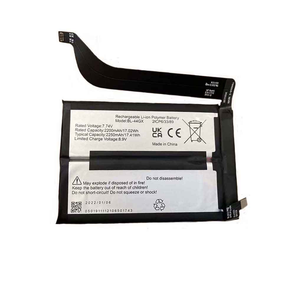 Batterie pour 2250mAh 7.74V BL-44GX