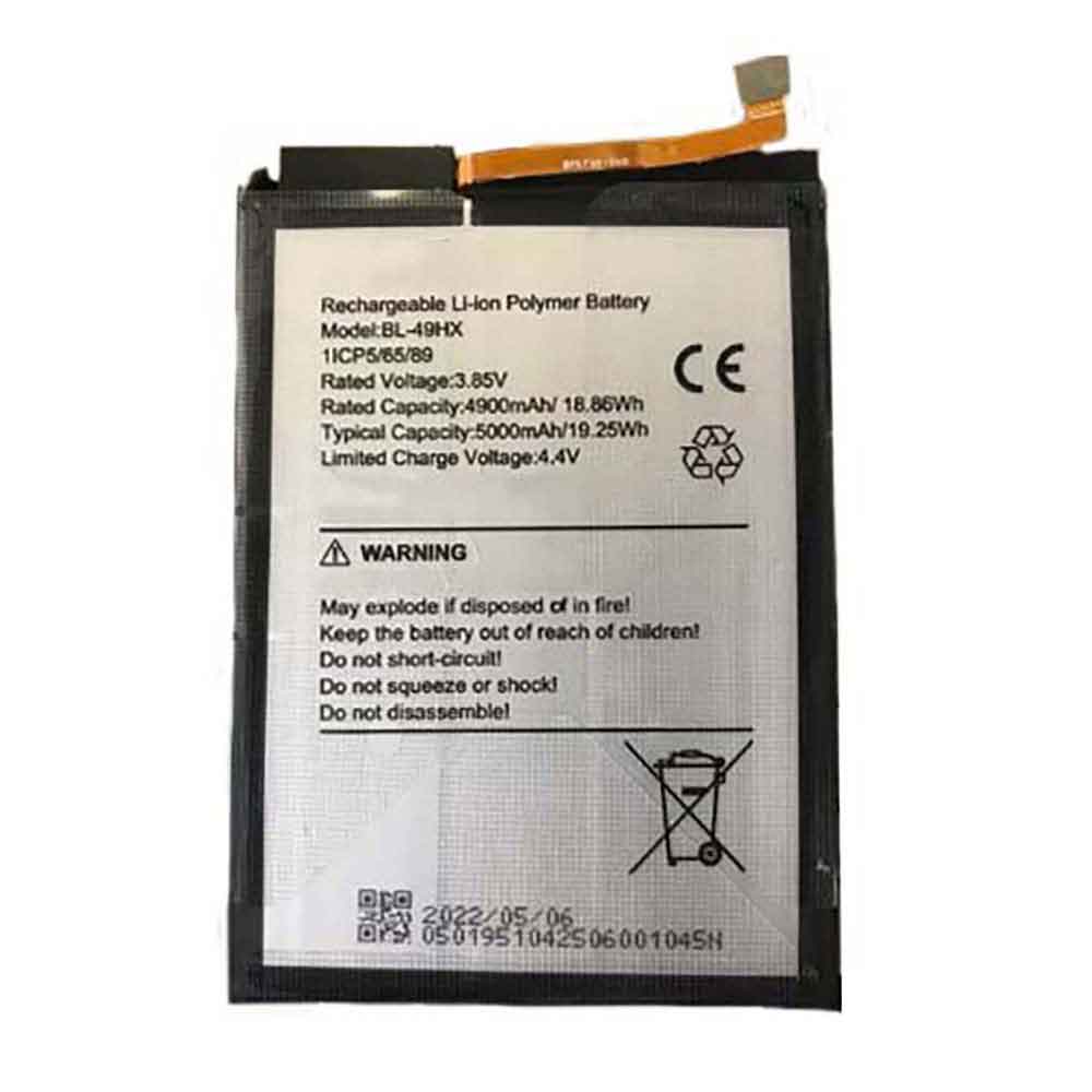 Batterie pour 5000mAh 3.85V BL-49HX