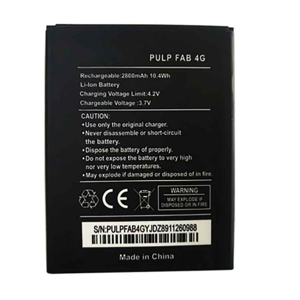 Batterie pour 2800mAh 3.7V Pulp-Fab-4G