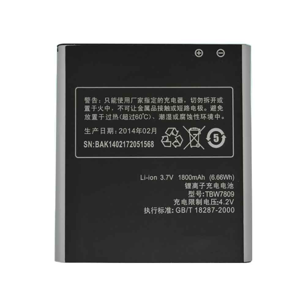 Batterie pour 1800mAh 3.7V TBW7809