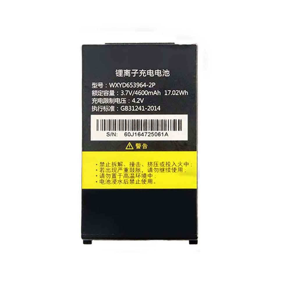 Batterie pour 4600mAh 3.7V WXYD653964-2P