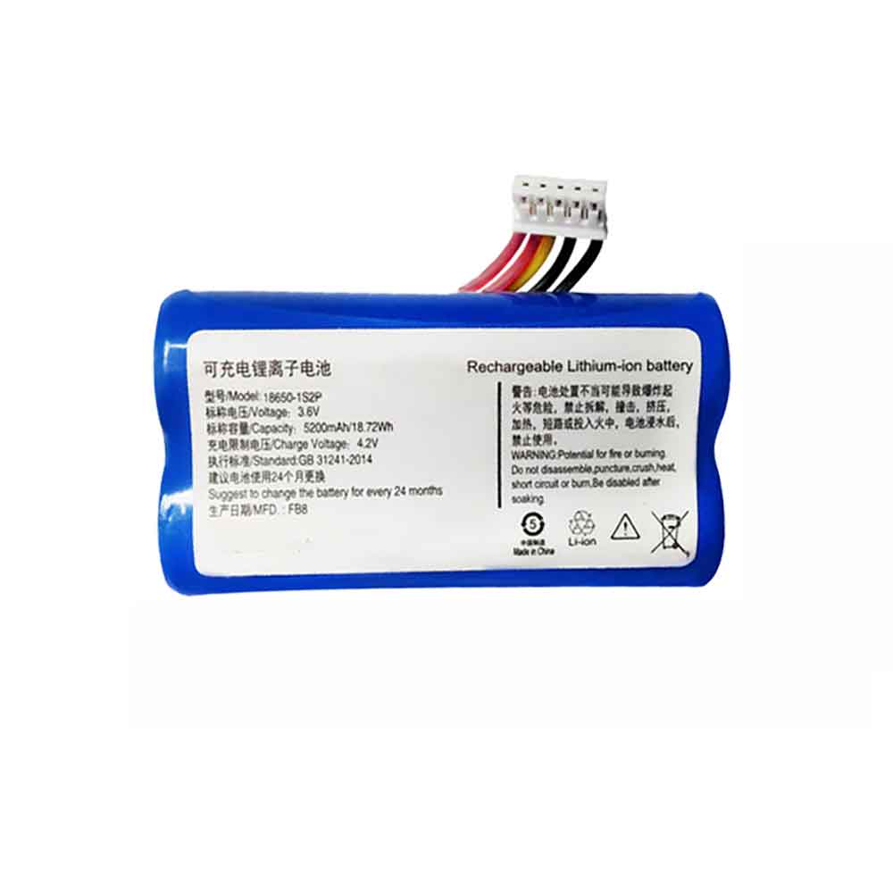 Batterie pour 5200mAh 3.6V 18650-1S2P