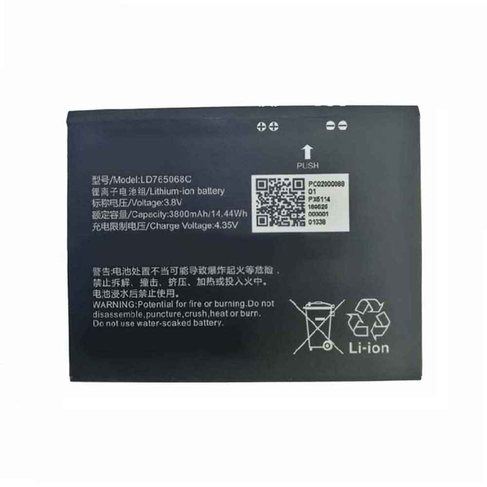 Batterie pour 3800mAh 3.8V LD765068C