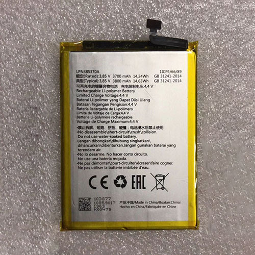 Batterie pour 3700Mah 3.85V/4.4V LPN385370