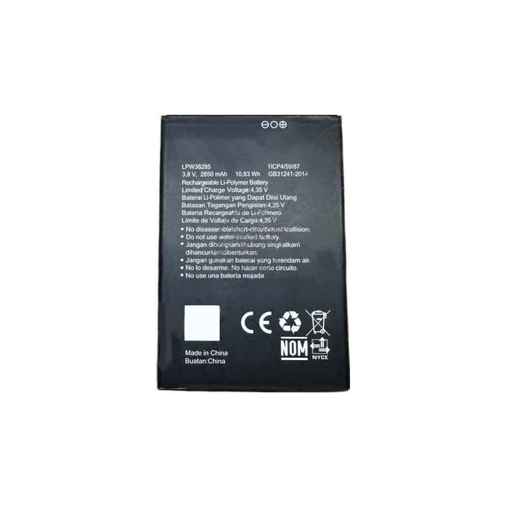 Batterie pour 2850mAh 3.8V LPW38285