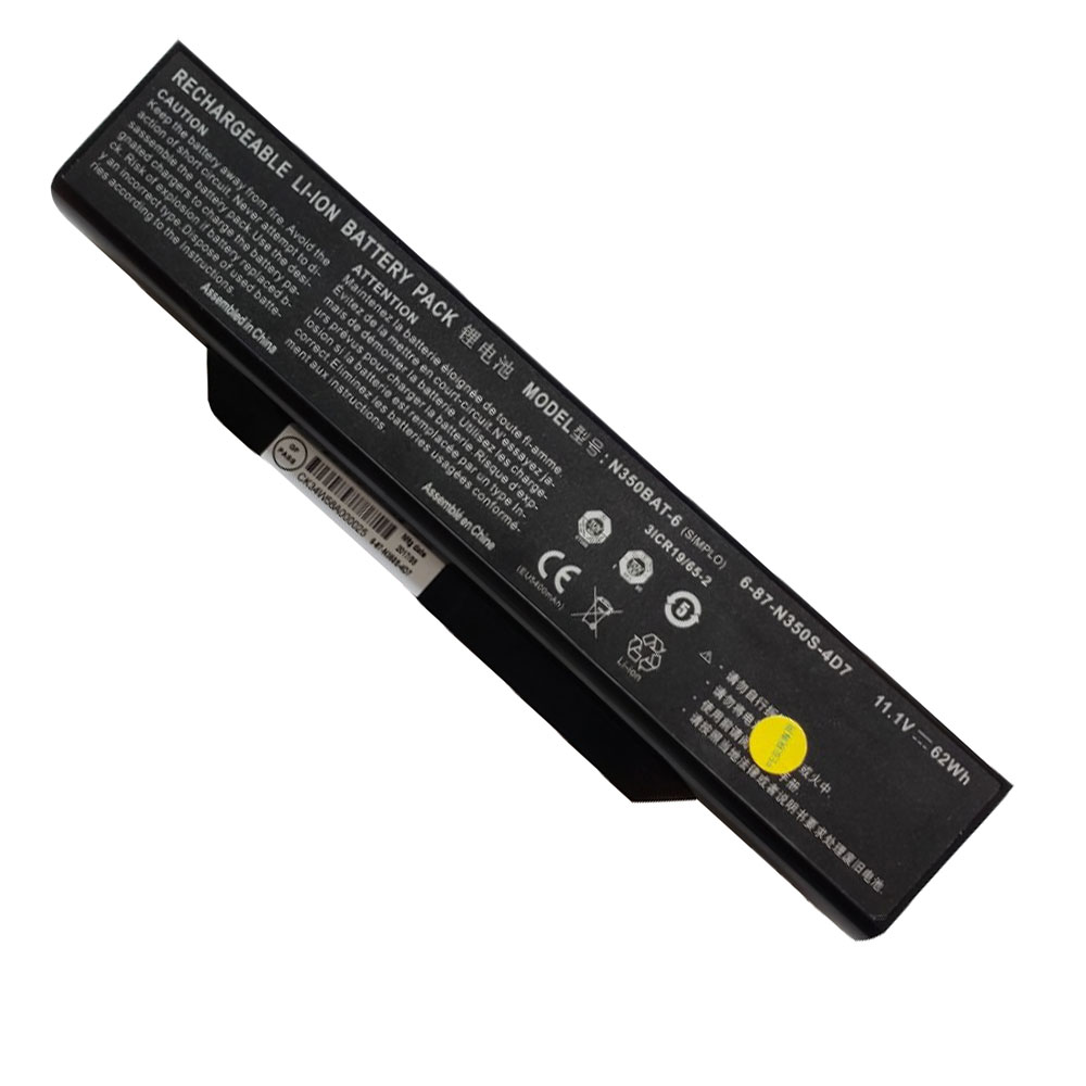 Batterie pour 62Wh 11.1V N350BAT-6