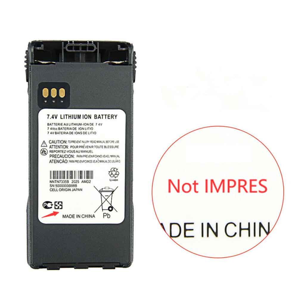 Batterie pour 2800mAh 7.4V NNTN7335B