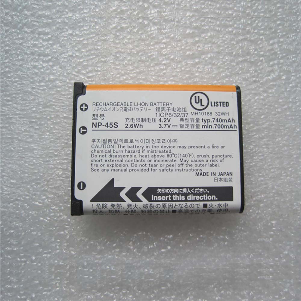 Batterie pour 740mAh 2.6WH 3.7V 4.3V NP-45S