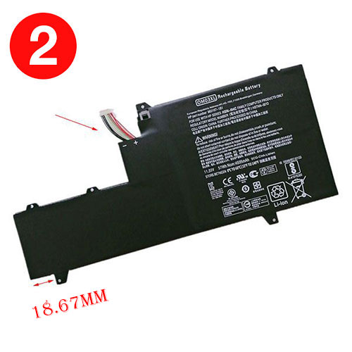 Batterie pour 57Wh 11.55V HSTNN-IB7O