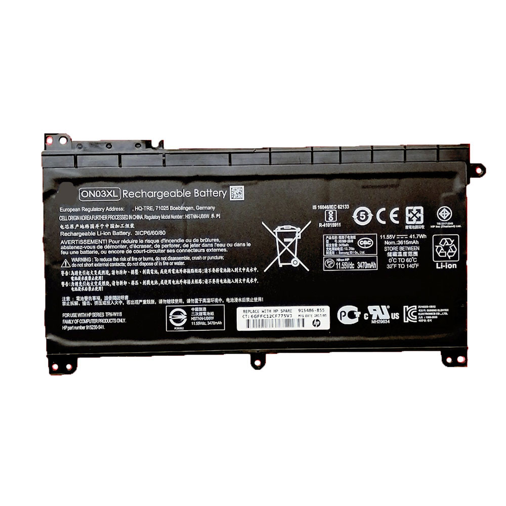 Batterie pour 3470mAh/41.7WH 11.55V TPN-W118