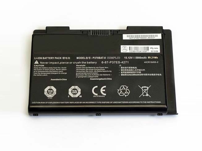 Batterie pour 89.21wh/5900mAh 15.12V 6-87-P37ES-427