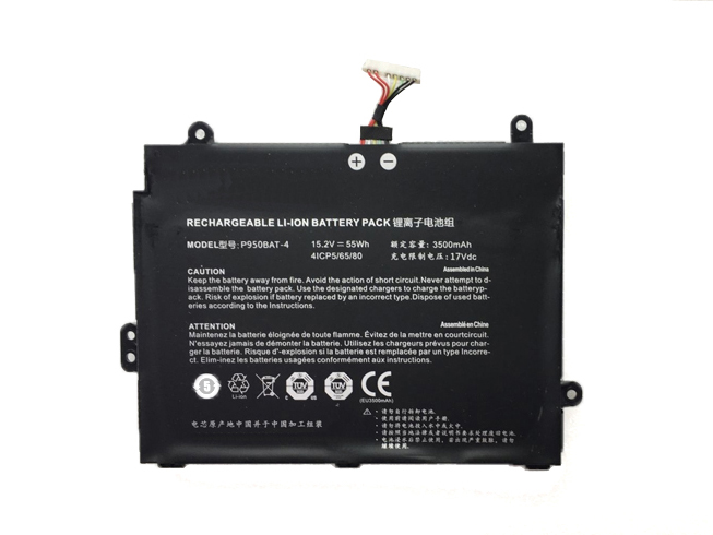 Batterie pour 55Wh / 3500mAh 15.2V P950BAT-4