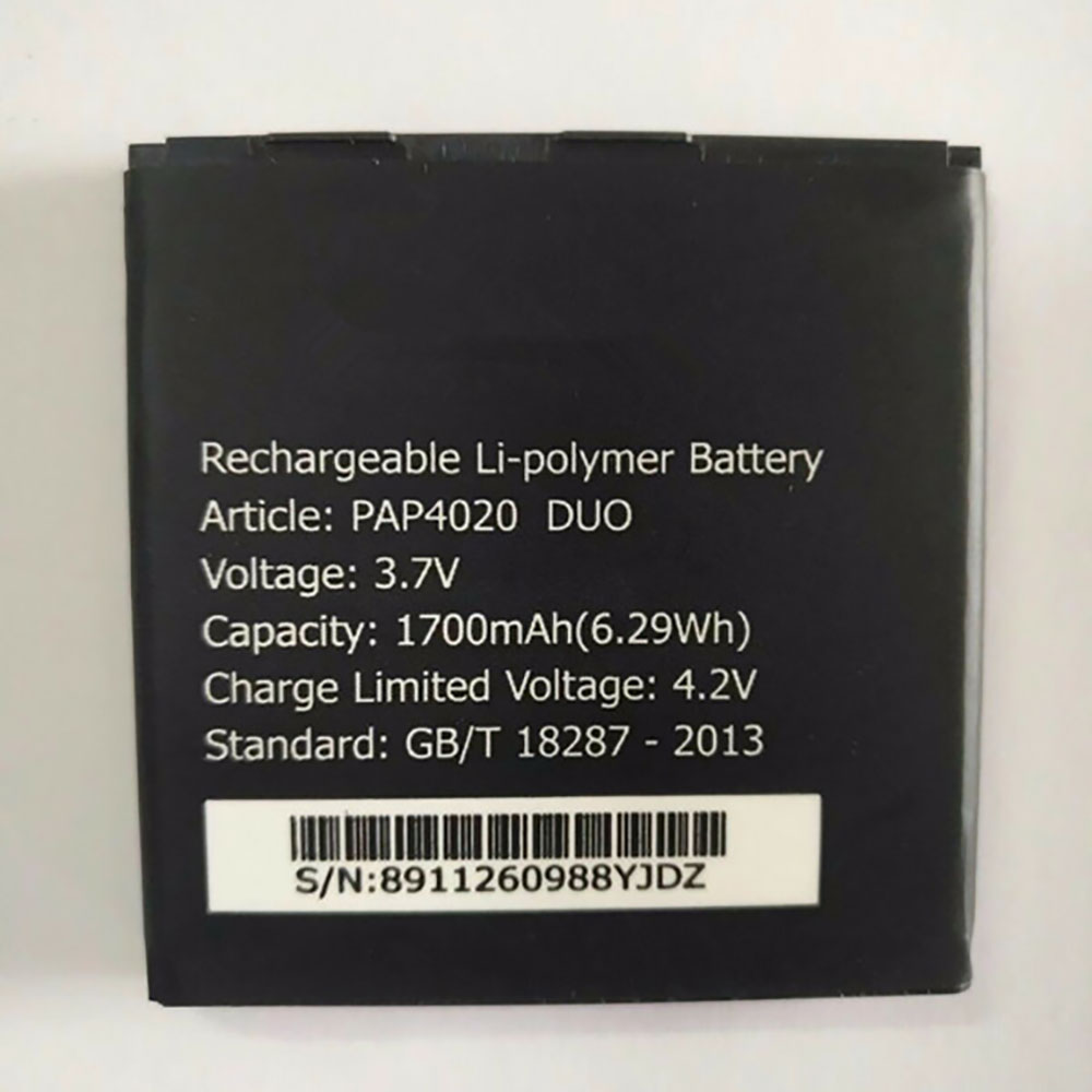 Batterie pour 3200mAh/12.16wh 3.8V/4.35V PAA4020