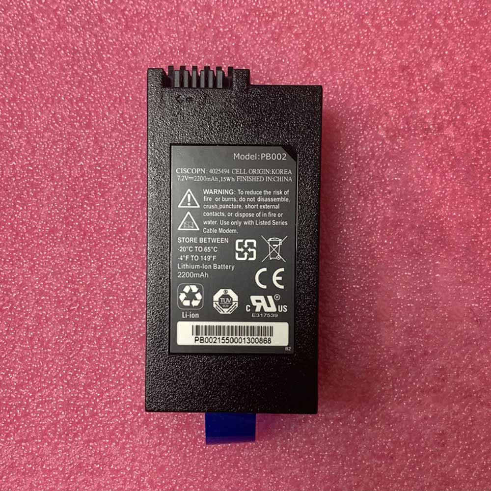 Batterie pour 2200mAh 15Wh 7.2V PB002