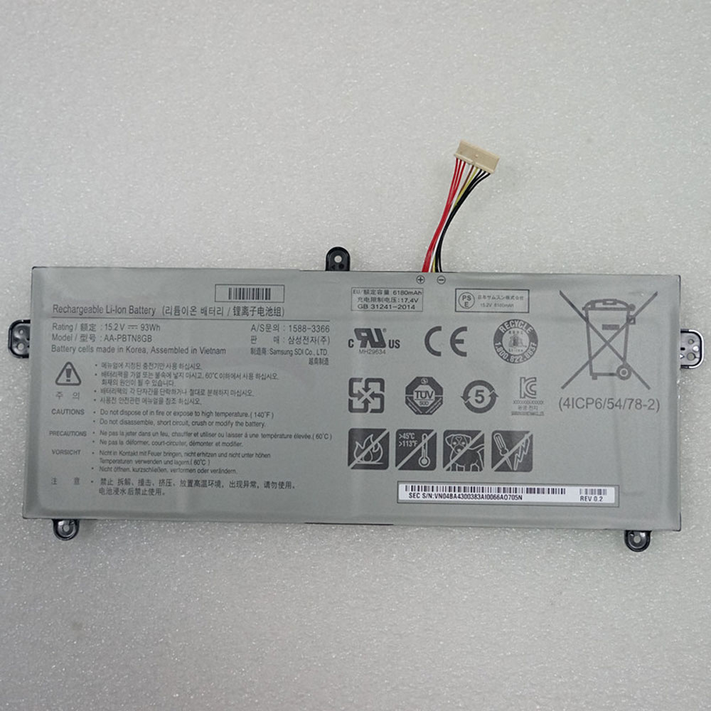 Batterie pour 93Wh/6180mAh 15.2V AA-PBTN8GB